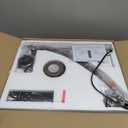 Arc Floor Lamps Bronze, Standing Lamps for Living Room with Remote Control, Foot Switch, Metal Shade, Arched Floor Lamp with Step less Dimmable LED Bulb, Brown Floor Reading Tall Lamp for Bedroom