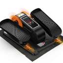 Under Desk Elliptical Machine, Electric Elliptical Leg Exerciser for Senior, Quiet and Compact Electric Seated Pedal Exerciser for Home with Display Monitor, Remote Control and 12 Adjustable Speeds