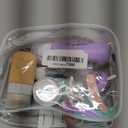 18 Pack travel Bottles for Toiletries, TSA Approved Silicone Travel Containers Leak Proof Refillable Travel Accessories for Shampoo Conditioner Lotion Body Wash(Multicolored C)