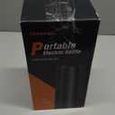 Travel Kettle, Dual Voltage Portable Electric Kettle 110V-220V-240V Smart Small Water Boiler 370ML for Tea & Coffee, 316 Stainless Steel, 6 Temperature Control and LCD Display, for Global Use