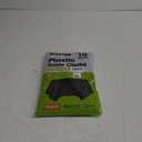 Pureegg Plastic Table Cloth Disposable 10 Pack, 84'' Round Table Cloths, Halloween Party Decorations, Summerween Decor, Halloween Tablecloths, Round, Plastic Cover, Leakproof & Sturdy, Black