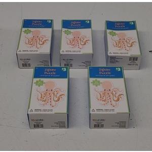 Jigsaw Puzzle Octopus shaped 3+, 5 Pieces