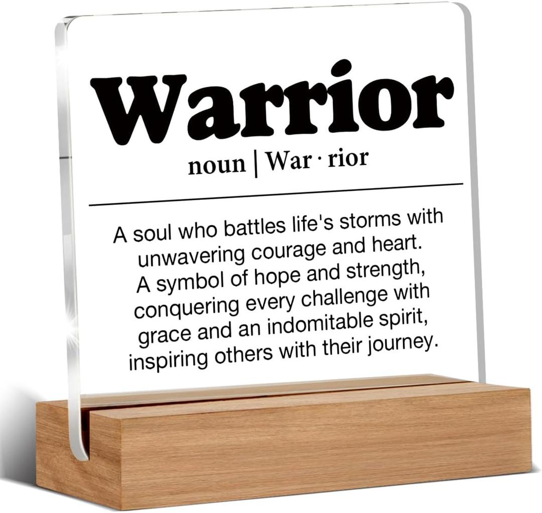 Inspirational Quotes Desk Decor Gifts, Encouragement Gifts for Women Men Best Friend Coworker, Funny After Surgery Gift Home Decor Office Desk Sign Keepsake