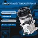AC Air Conditioner Compressor with Clutch 977012S500 Compatible with Hyundai Tucson 2010-2013 2.0L Tucson 2014-2015 2.4L Kia Sportage 2011-2016