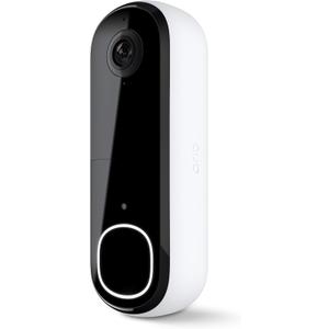 Arlo Video Doorbell 2K (2nd Gen, Latest Release), Wireless or Wired Option, 2-Way Audio, Night Vision, Head to Toe Video View, Package Detection, Person & Vehicle Recognition, 1-Month Secure Plan