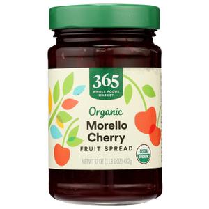 365 by Whole Foods Market, Organic Cherry Fruit Spread, 17 Ounce
