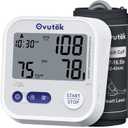 Ovutek Blood Pressure Monitors for Home Use Upper Arm, 8.7"-16.5" BP Cuff with 245 Sets for 3 Users, Large Display Automatic Digital Blood Pressure Machine with Batteries