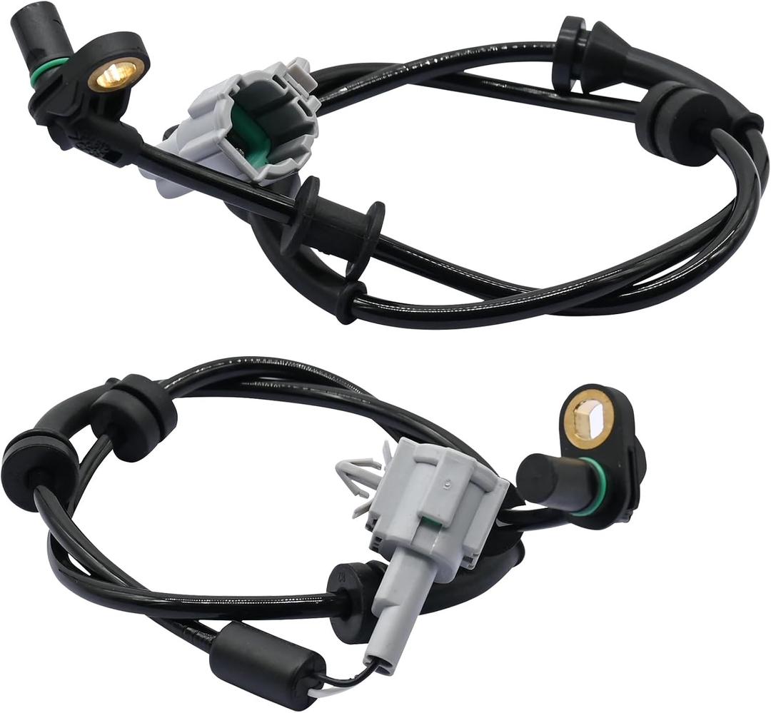 2pcs Front Left and Right ABS Wheel Speed Sensor Compatible with Nissan Armada QX56 Titan #D7910ZR00A D7910ZR00B ALS1666 08 09 10 11 12 2008 2009 2010 2011 2012