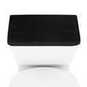 AZHCHKE Stretch Velvet Toilet Tank Lid Cover for Bathroom Super Soft Toilet Tank Cover Luxury Velvet Plush, with Elastic Bottom, Machine Wash, Black