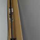 1" Curtain Rod Telescoping Single Drapery Rod 36-72 Inches, Square Finials, Bronze
