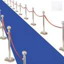 Royal Blue Carpet Runner for Party,140GSM 2.62FTx15FT Carpet Party Decorations, Royal Blue Runway Rug for Prom Felt Non-Woven Fabric,Runner for Wedding Ceremony