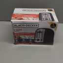BLACK+DECKER 2-Slice Toaster, TR1278BD, Extra Wide Slots, 7 Shade Settings, 850 Watts, Frozen and Bagel Buttons (Compact)