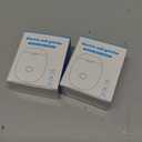 Universal Automatic Fingernail Grinder for Seniors, 360 Silent Auto Fingernail Cutter and Polishing Trimmer, Electric Nail Clippers with LED Light & 3 Speeds(2PCS)