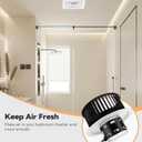 Compatible with Nutone QT-110N-B, QT-80-N-B, QT-90N-B,QT-9093, QT-100L, QT110NQT80,Bathroom Fan Motor,110CFM,3.0Sones Bathroom Fan Motor & Blower Wheel,Replace for Motor Number S0695B000, S0696B000