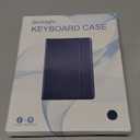 DTTO for iPad Pro 13 Inch Case with Keyboard M5/M4 2025/2024, 7 Colors Backlit Wireless Detachable Keyboard Premium Leather Folio Cover with Pencil Holder & Pocket, Navy Blue