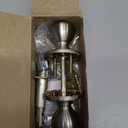 Kwikset Tylo Entry Door Knob with Lock and Key, Secure Keyed Handle Exterior, Front Entrance and Bedroom, Satin Nickel, Pick Resistant SmartKey Rekey Security and Microban (1 Pack)