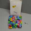 MARFOREVER 4 Pack 26.3 Feet Colorful Pom Pom Garland Decorations, 30 Balls Rainbow Felt Ball Garland Rainbow Garland Hanging Supplies for Wall Christmas Tree Classroom Birthday Party Home Decor