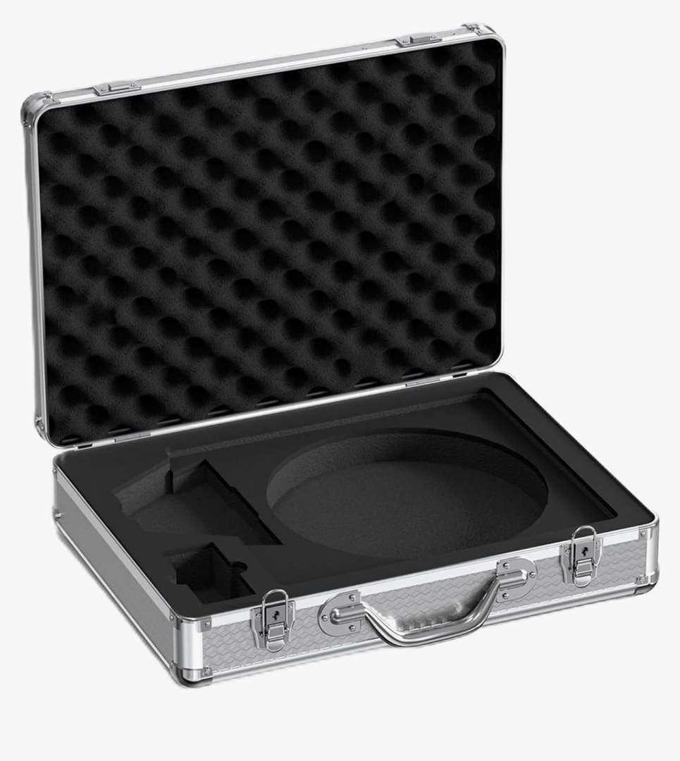 Starlink Mini Case, Aluminum Alloy Travel Suticase with Precision Form for Starlink Mini Dish, Kickstand, Pipe Adapter and Accessories