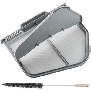 AMI PARTS DC9716742A Dryer Lint Trap Replacement for Samsung Dryer, Upgraded stainless steel mesh with Vent Cleaner Brush,Replace DC6103048A, AP5306681, PS4221839, DV45H7000EW/A2
