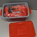 58-Piece Kids Tool Set with Realistic Power Toy Drill & Tool Box & DIY Stickers, Kids Construction Kits, STEM Pretend Play Boy Toys, for Toddlers Boy Ages 3-8