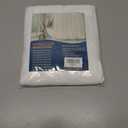 White Waffle Shower Curtain, Waffle Weave Striped Shower Curtain Hotel Luxury White Fabric Shower Curtains for Bathroom