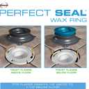 DANCO All-in-One Toilet Installation Kit, Perfect Seal Wax Ring & Zero Cut Bolts, Toilet Repair, Wax-Free, Mounting Toilet Bolts (10879X)
