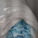 Bean Bag Filler, 5lbs Shredded Memory Foam Filling, Soft Pillow Stuffing Bean Bag Refill Foam for Couch, Cushion, Stuffed Animals, Dog Bed, Arts Crafts (Blue)