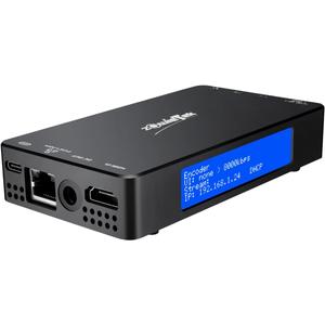4K HDMI Video Encoder/Decoder, ZowieBox, Native NDI HX3 (Certified) Converter/Player, UVC to HDMI, Pass-Through Video Capture, SRT/RTMP(S)/RTSP, Live Streaming to YouTube