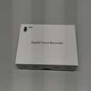 128GB Magnetic Digital Voice Recorder, 45 Days Continuous Recording, Voice Activated Audio Recorder with Password, Clip, Metal Housing, 2159 Professional Noise Reduction for Meetings Lectures