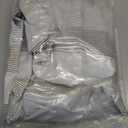 Walrus Round Vinyl Fitted Tablecloth with Flannel Backing Elastic Edge Design Table Cover Waterproof Oil-Proof PVC Table Cloth Stain-Resistant Best for 32"-36" Round (Line)