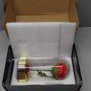 HOMESEASONS Pre Lit Rose for Her - Valentine's Day, Anniversary, Birthday, Christmas, Red