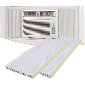LBG Products Window AC Insulating Side Panel Kit Fits for Window Air Conditioner Units Replacement Screen,17" H x 10" W, 2 Pack,White