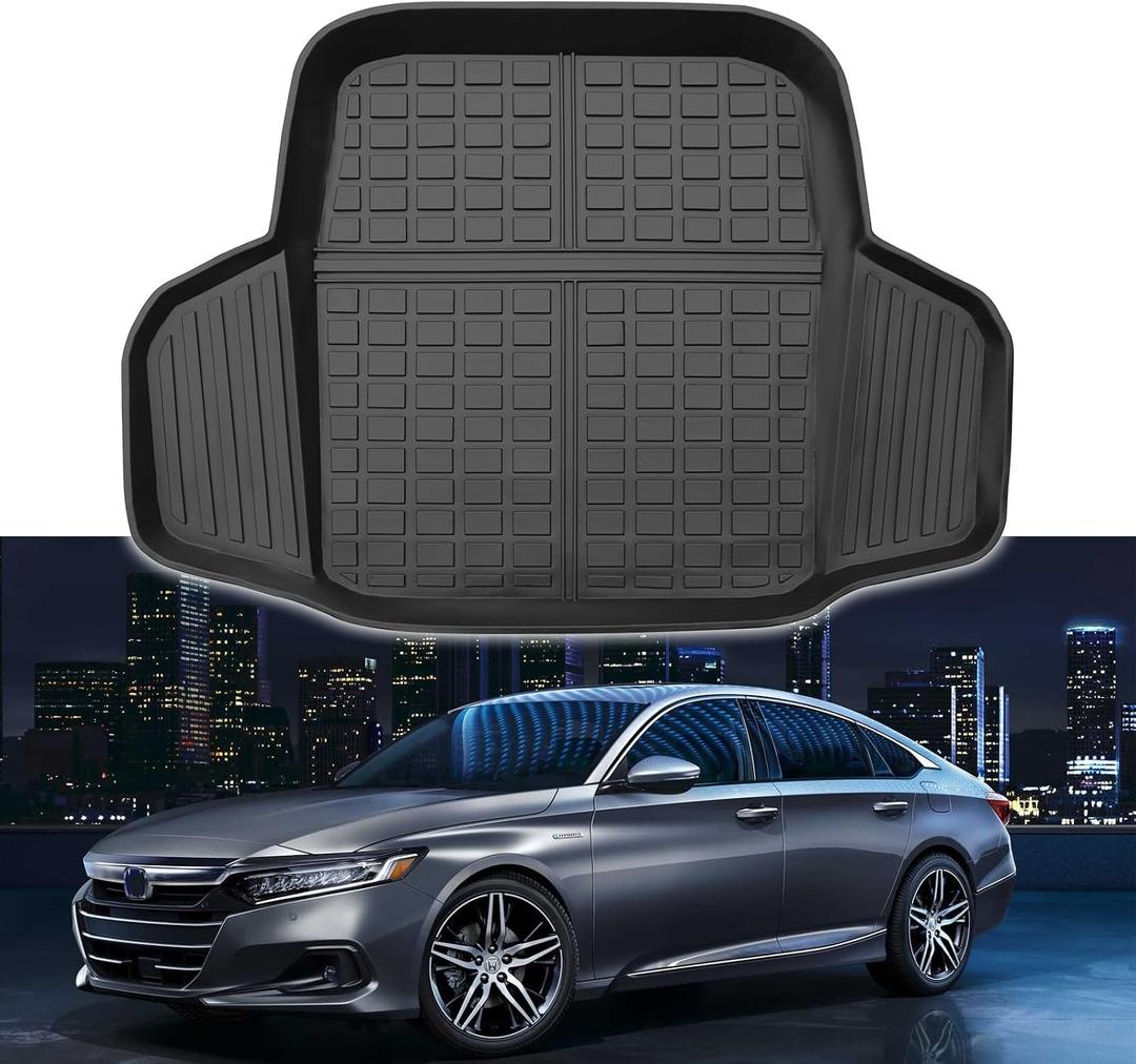 Custom for 2018-2025 2026 Honda Accord Cargo Mats Trunk Liner All Weather TPE Protection Mat Accessories (for 2018-2026 Honda Accord)