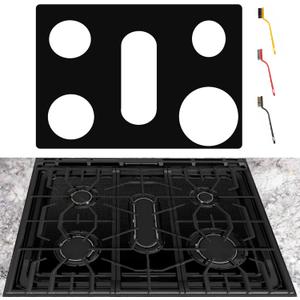 Stove Cover For Frigidaire Gallery Gas Range Stove Model GCFG3060BF GCFG3060BD, Upgraded 0.5MM Thickness Reusable Stove Burner Splatter Spill Guard For Frigidaire Gas Stove Top Protector Liner