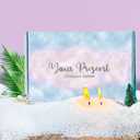 Pearled Candle 18 Oz - Nature Unscented Non Toxic Luxury Long Lasting Powder Candles - Lasts up to 120 Hours - Refillable Candle Sand with 30 Wicks for DIY Candle Making