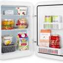 Cooluli 20 Liter Mini Fridge with Temperature Control - Black