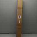 LazBlinds No Tools No Drill Cordless Bamboo Roman Shades, Light Filtering Window Treatment, Roll Up Bamboo Blinds for Window 34'' W x 64'' H, Brown