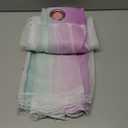 XiDi Curtains for Bedroom Kids Rainbow Pink Purple Green Curtains for Girls Room Darkening 42/63/1