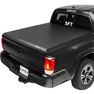 CAPSER Tacoma 5FT Soft Tri Fold Tonneau Cover Compatible with 2016-2023 Toyota Tacoma (Excl. Trail) 60.5Inch Truck Bed