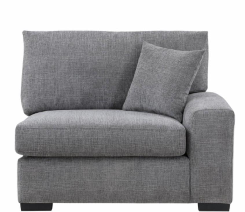 Sitswell Harmony Collection Right Hand Facing Chair, Gray