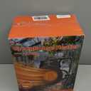 Electric Greenhouse Heater with Thermostat - 1500W Stainless Steel Outdoor Fan Heater, Fast Heating, Overheat Protection, Heating for Garage, Flower Room, Grow Tent (Silver)