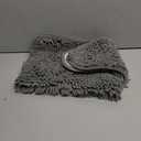 OLANLY Toilet Rugs U-Shaped 20x20, Extra Soft Absorbent Chenille Contour Bathroom Rugs for Toilet, Dry Quickly, Machine Washable, Non-Slip Bath Mat, Grey