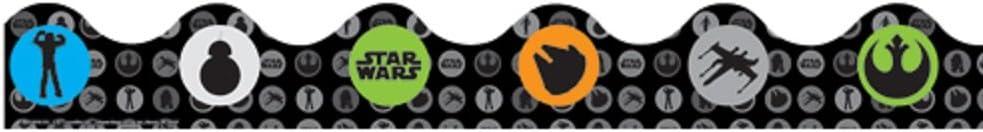 Eureka Teacher Supplies Deco Star Wars Bulletin Board Paper Cutouts, 12pc (37L" x 3.3W")
