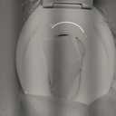 KOHLER K4732-RL-0 Transitions Elongated Toilet Seat Closed-Front with Integrated Child-Size Seat, Quiet-Close, and Grip-Tight Bumpers, White