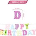 3 x Happy Birthday Banner Colorful Happy Birthday Sign