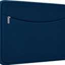 Laptop Sleeve Case 14 inch, Shockproof Protective Laptop Cover Briefcase Carrying Computer Bag with Accessory Pocket Portable Computer Sleeve for 14" MacBook, HP, Dell, Lenovo, Acer, Blue