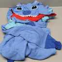 Wishliker Adult Onesie Animal Pajamas Halloween Cosplay Costumes Party Wear Blue, XL