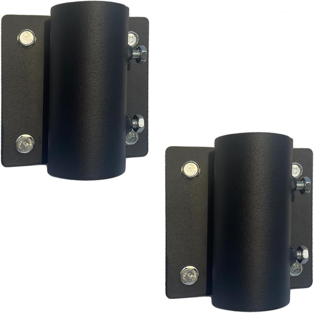 2PCS Stationary Dock Side Leg Pipe HolderHeavy Duty Dock Hardware Accessories Lake7/16" Hole for 3/8" Carriage Bolt