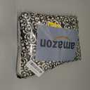 BESTRIPES Fabric Shower Curtain, Black and Beige Boho Medallion Print Shower Curtains for Bathroom, 72" W x 72" H