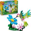 LEGO Creator 3 in1 Wild Animals: Colorful Hummingbird Building Toy for Girls, Boys, & Kids, Ages 8+ - Build a Bird, Butterfly, or Tropical Fish - Gift Idea for Birthdays - 31384